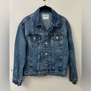 Old Navy Blue Denim Jacket Sz Small